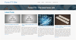 Desktop Screenshot of forexfti.com