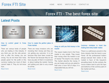 Tablet Screenshot of forexfti.com